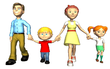 animated clipart family 7